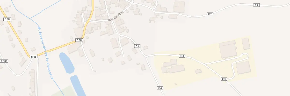 Plan du 101 Rte de Provenchéres à Lignéville