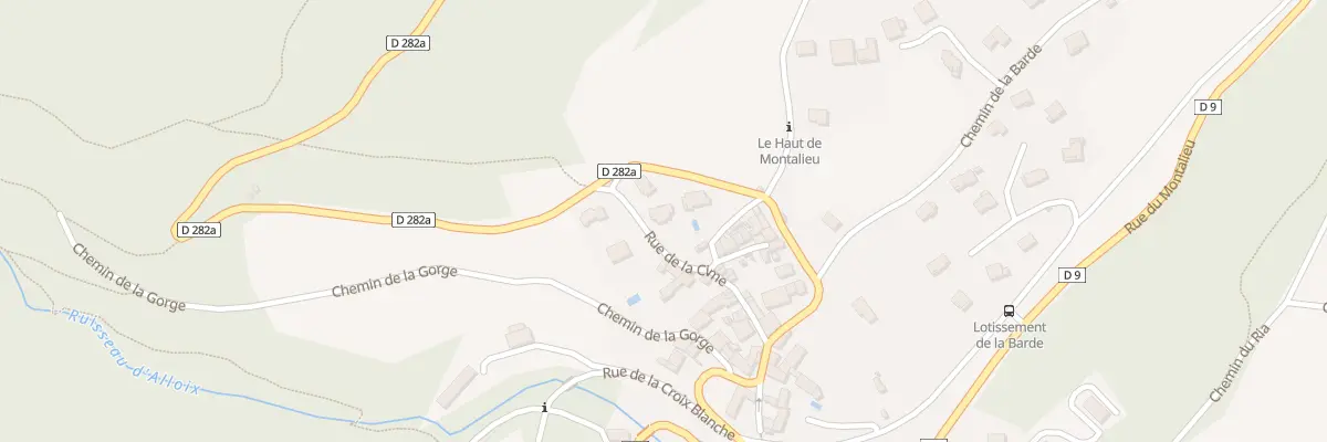 Plan du 123A Rue de la Gorge à Saint-Vincent-de-Mercuze