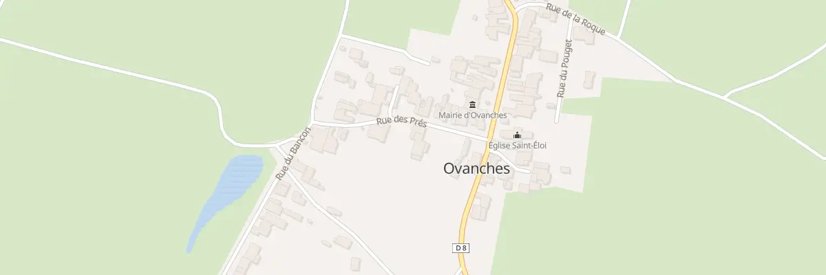 Plan du 5 Rue des Prés à Ovanches