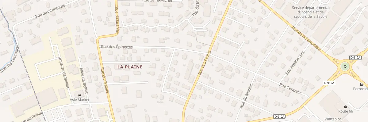 Plan du 63 Rue des Epinettes à Saint-Alban-Leysse