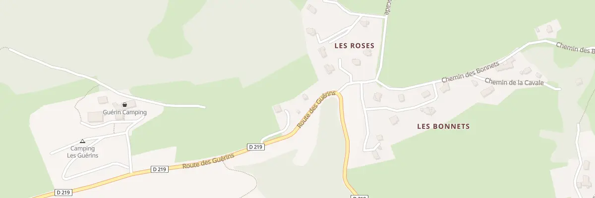 Plan du 2544 Rte des Guérins à Sigoyer