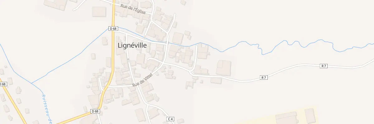 Plan du 61 Rue Derrière le Four à Lignéville