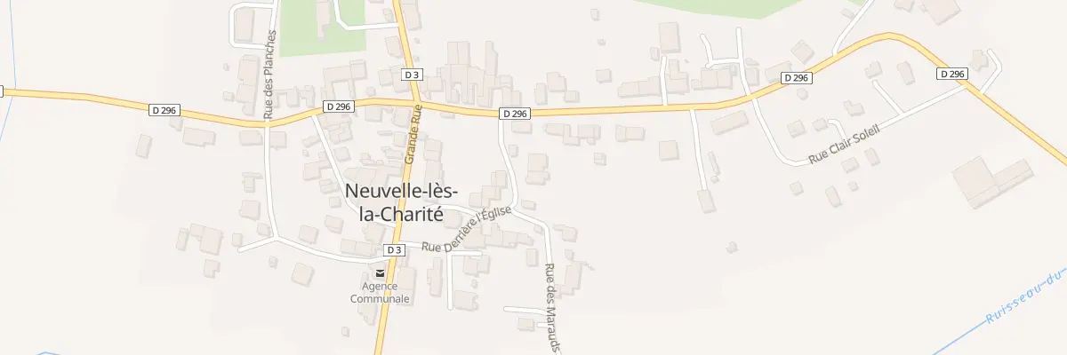 Plan du 8 Rue Derrière l’Eglise à Neuvelle-lès-la-Charité