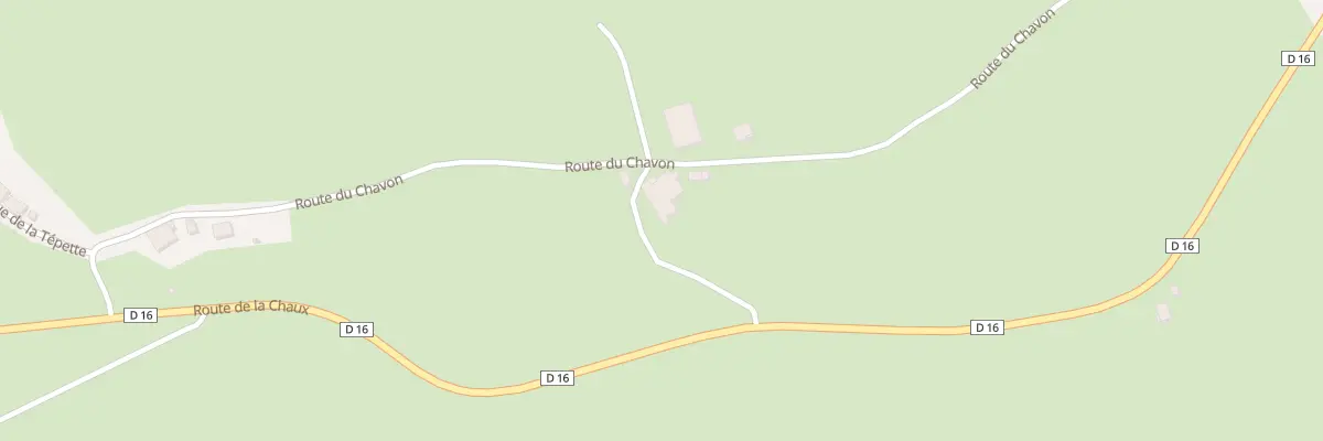 Plan du 1 Rte du Chavon à Chaux-des-Crotenay