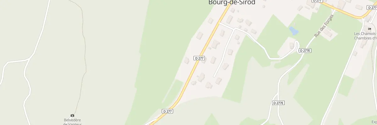 Plan du 260 Rte de Syam à Bourg-de-Sirod