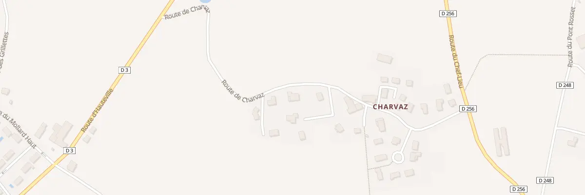 Plan du 65 Rte de Charvaz à Sales