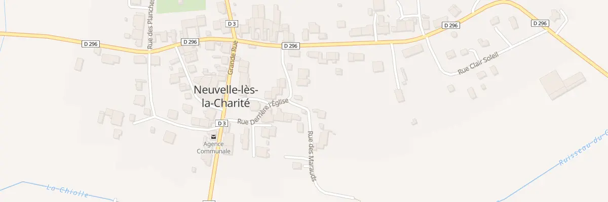 Plan du 1 Rue des Marauds à Neuvelle-lès-la-Charité