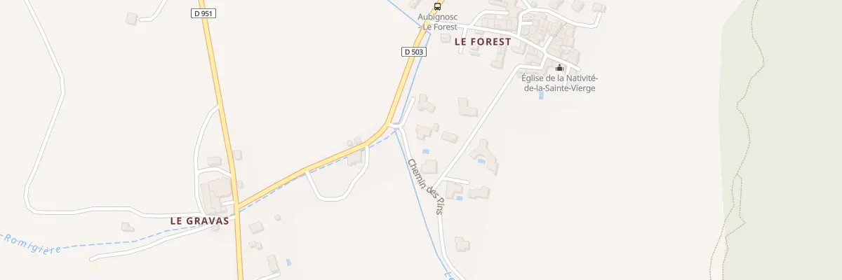 Plan du 21 Che des Pins à Aubignosc