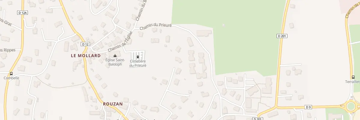 Plan du 140 Che du Prieuré à Saint-Baldoph