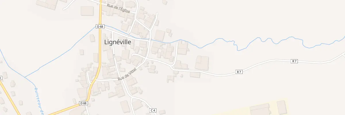 Plan du 101 Rue Derrière le Four à Lignéville