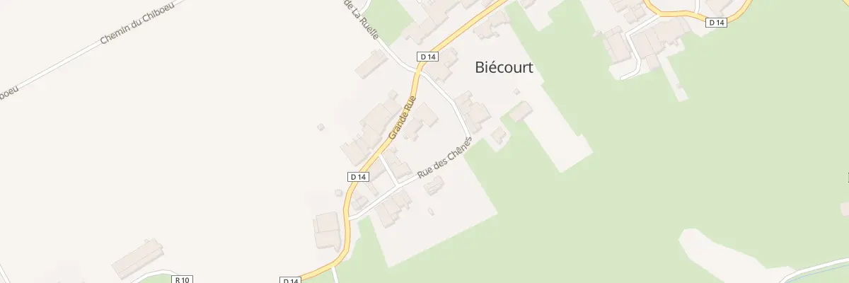 Plan du 184 Rue Grande Rue à Biécourt