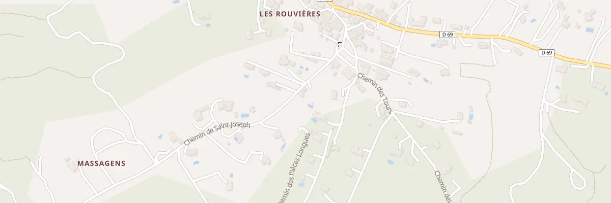 Plan du 93 Che de Saint-joseph à Saint-Julien