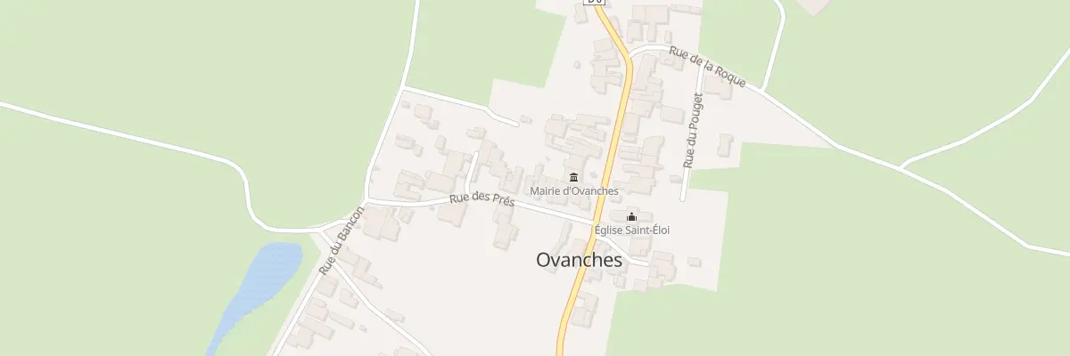 Plan du 8 Rue des Prés à Ovanches
