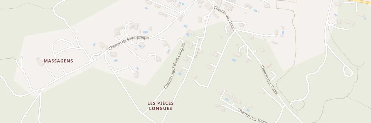 Plan du 285 Les Rouvières à Saint-Julien