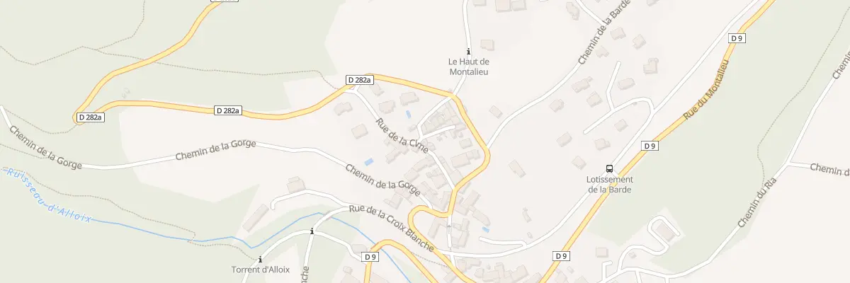 Plan du 6 Imp de la Fontaine à Saint-Vincent-de-Mercuze