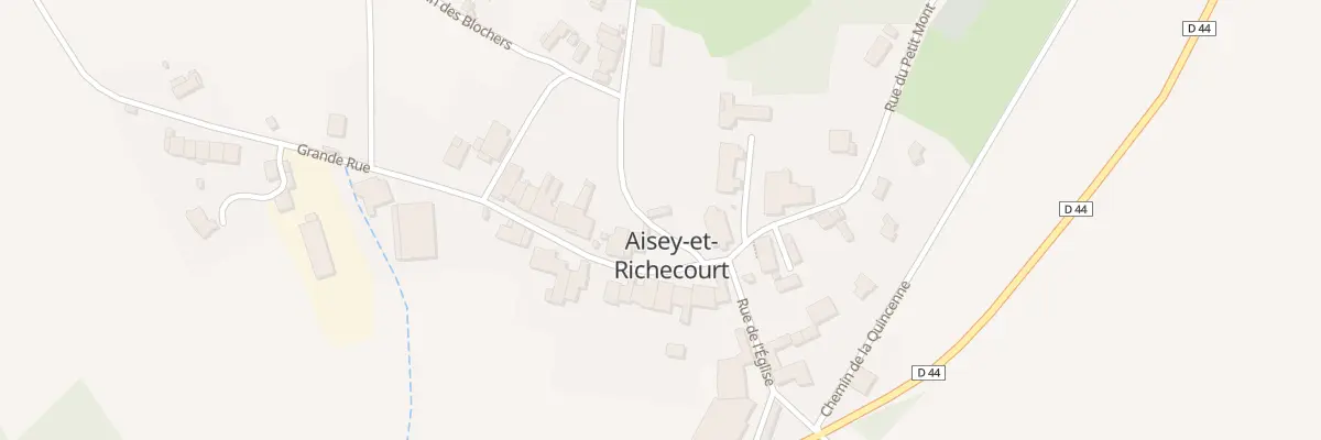 Plan du 2 Rue de la Charlotte à Aisey-et-Richecourt