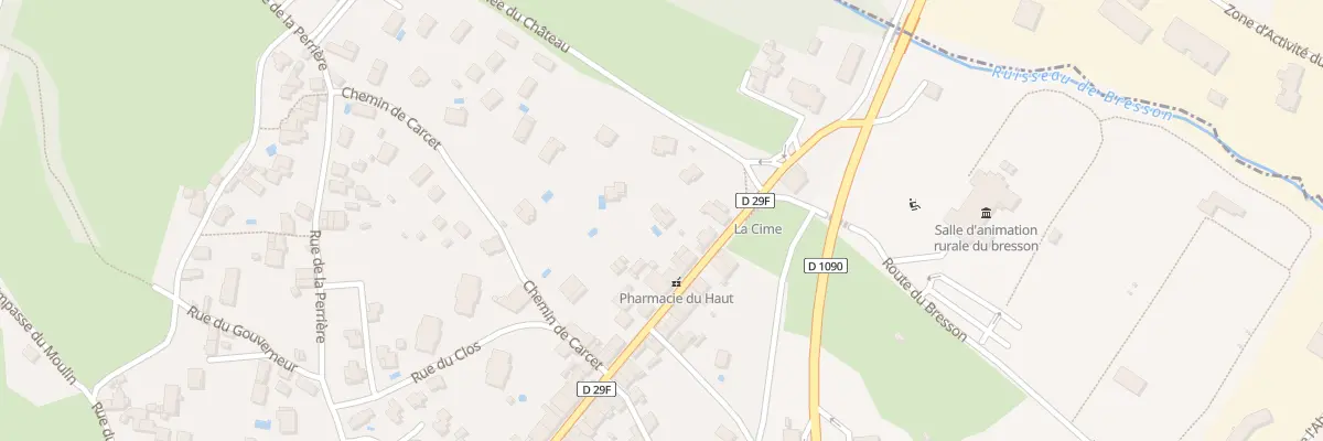 Plan du 8 Gr Grande Rue au Touvet