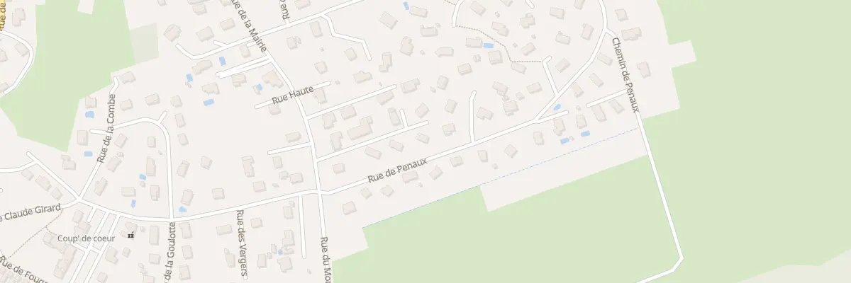 Plan du 5 Rue de Penaux aux Auxons