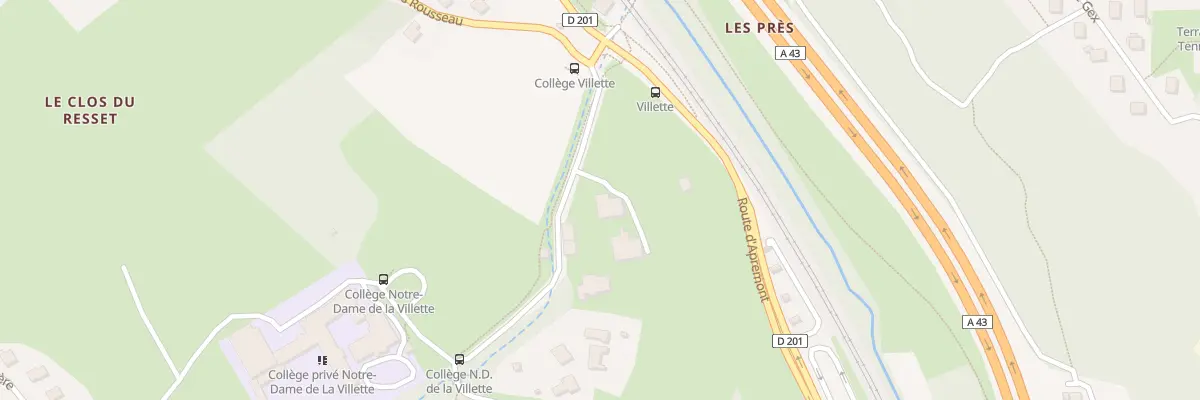 Plan du 141 Av du Collège à La Ravoire