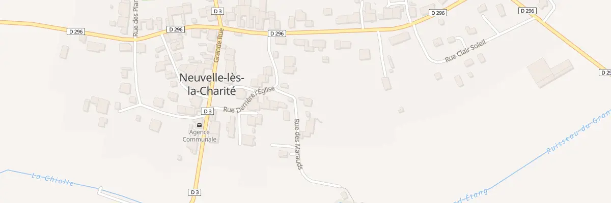 Plan du 3 Rue des Marauds à Neuvelle-lès-la-Charité