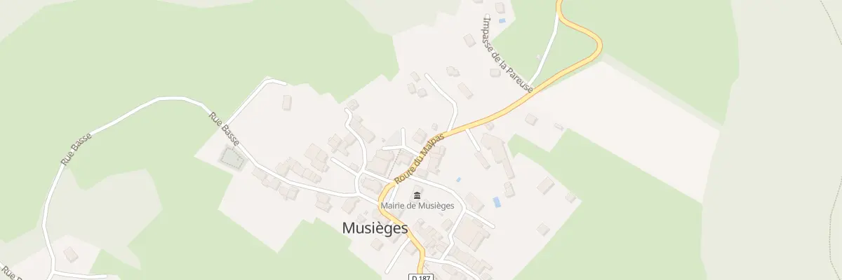 Plan du 38 Rte du Malpas à Musièges