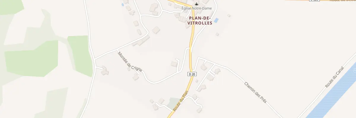 Plan du 84 Mte de Crigne à Vitrolles
