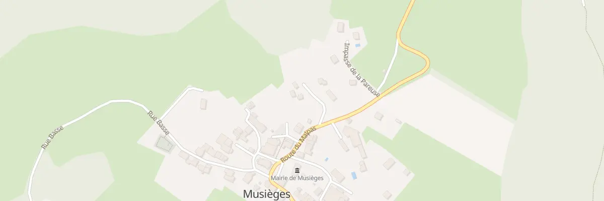 Plan du 43 Che du Versjean à Musièges