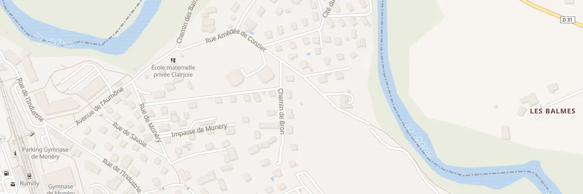 Plan du 3 Che de Bron à Rumilly
