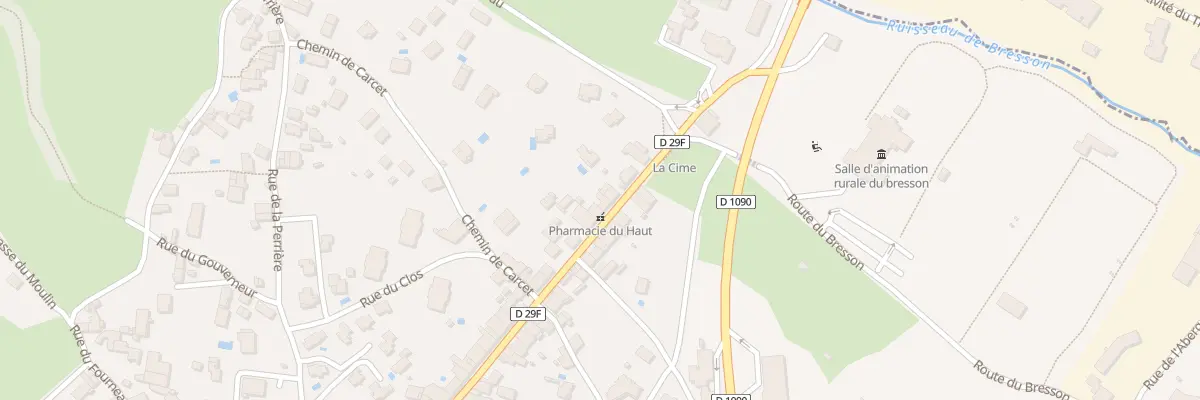 Plan du 62 Gr Grande Rue au Touvet