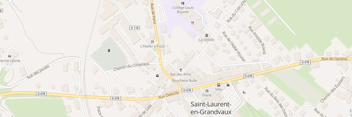 Plan du 5 Rue du Coin d’Amont à Saint-Laurent-en-Grandvaux