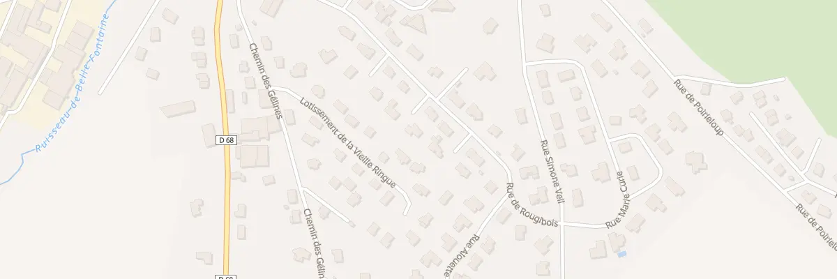 Plan du 266 Rue de Rougibois à Vittel