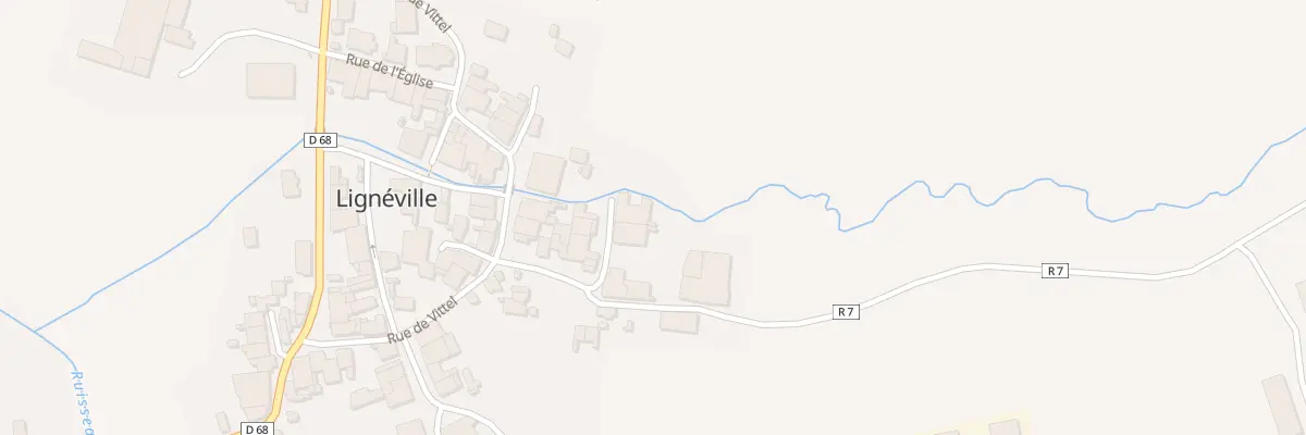 Plan du 140 Rue Derrière le Four à Lignéville