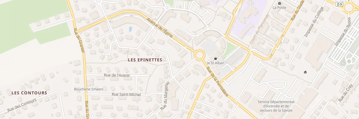 Plan du 343 Rue du Margeriaz à Saint-Alban-Leysse