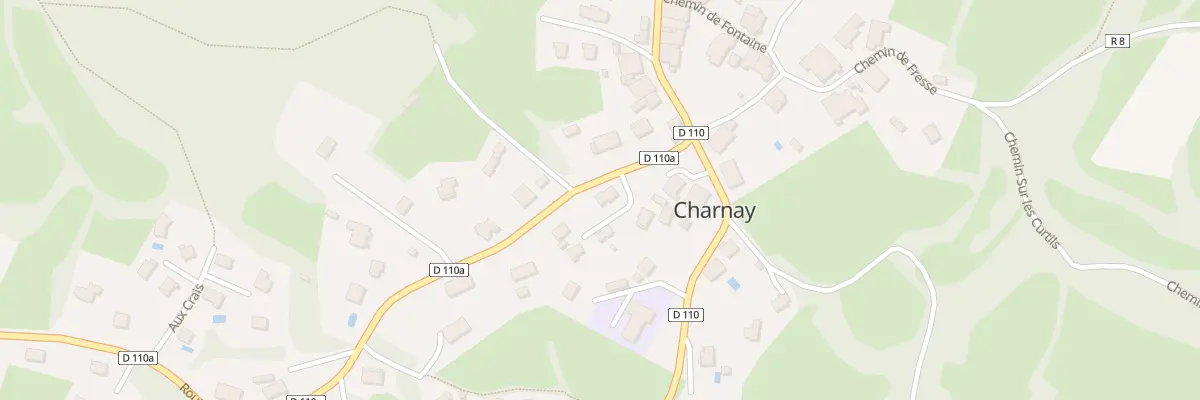 Plan du 7 Rte de Cessey à Charnay