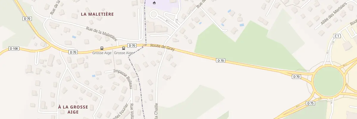 Plan du 3 Rte de Gray à Pirey