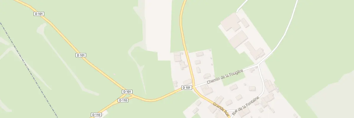 Plan du 2 Gr Grande Rue à Courcelles
