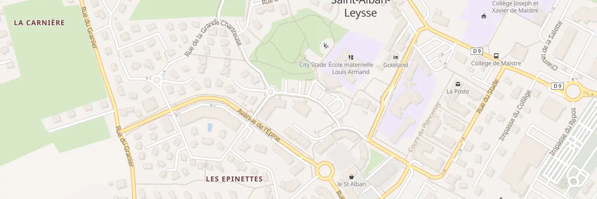 Plan du 121 Rue de la Savoyarde à Saint-Alban-Leysse