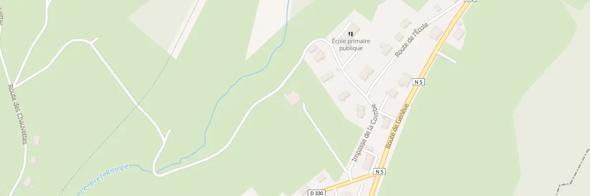 Plan du 2 Rte de Saint-Pierre à La Chaumusse