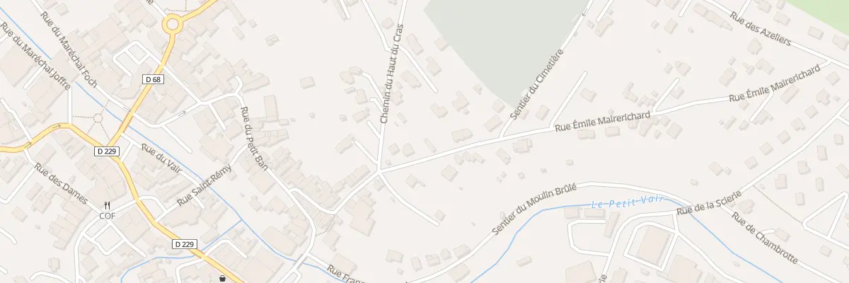 Plan du 59 Rue Emile Mairerichard à Vittel
