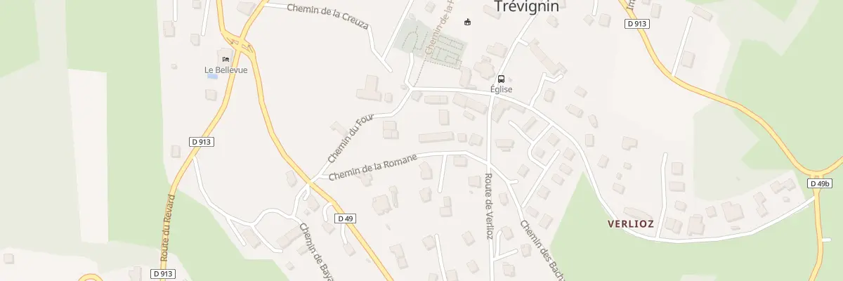 Plan du 78 Che de la Romane à Trévignin