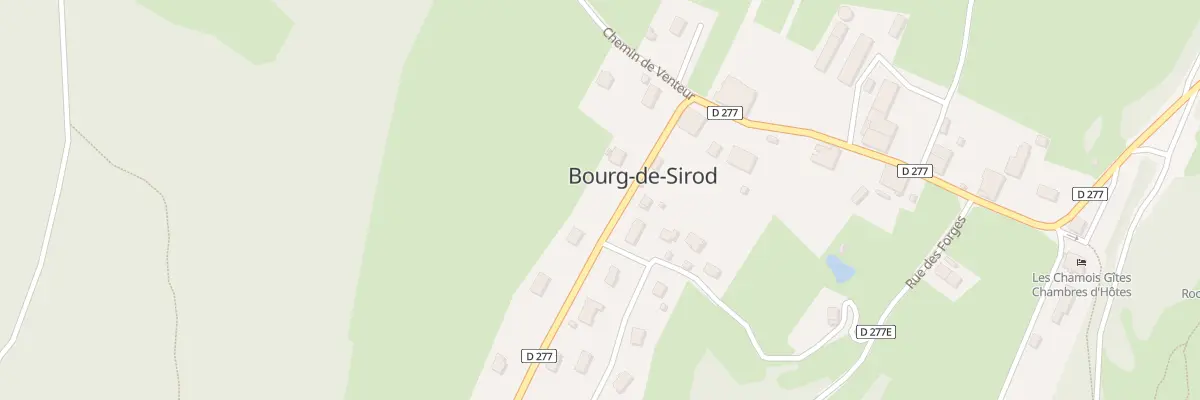 Plan du 70 Rte de Syam à Bourg-de-Sirod