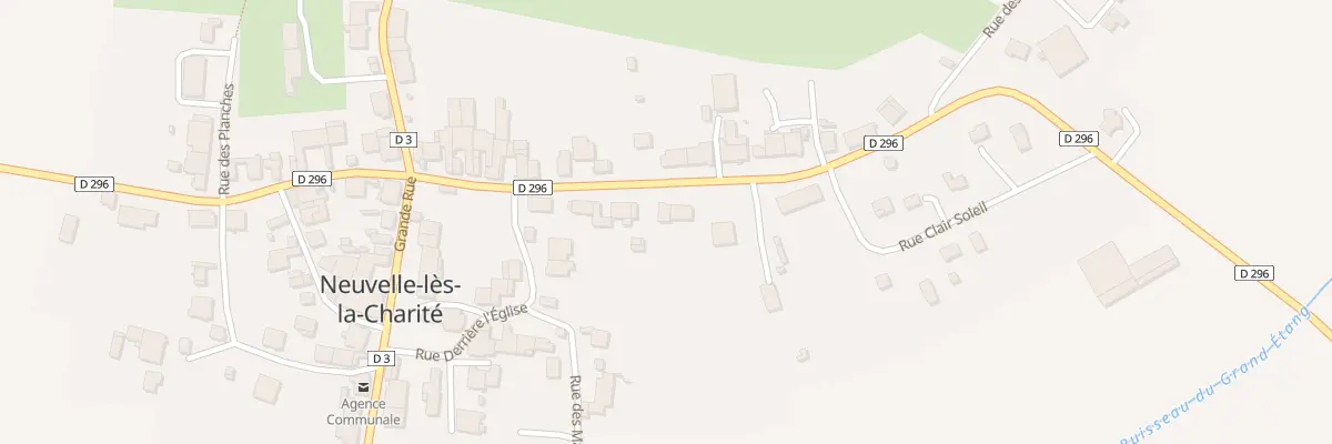 Plan du 10 Rue du Perrenot à Neuvelle-lès-la-Charité