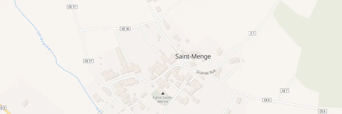 Plan du 23 Rue Grande Rue à Saint-Menge