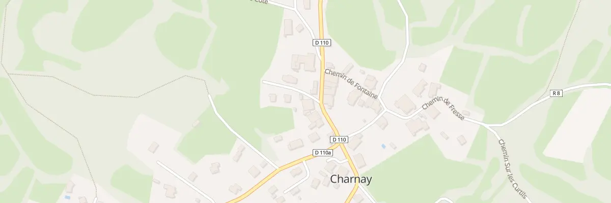 Plan du 28 Rte du Village à Charnay
