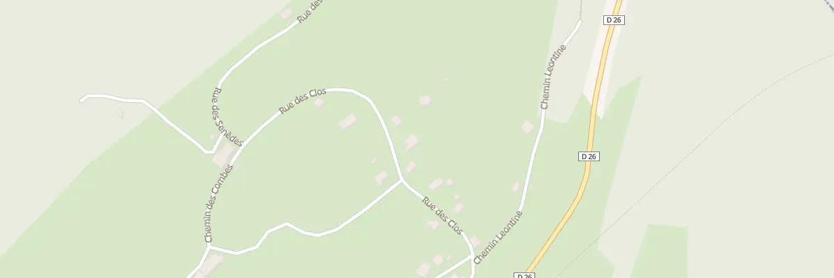 Plan du 12 Rue des Clos à Hauts de Bienne