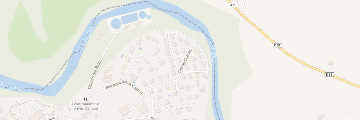 Plan du 23 Cité du Chéran à Rumilly