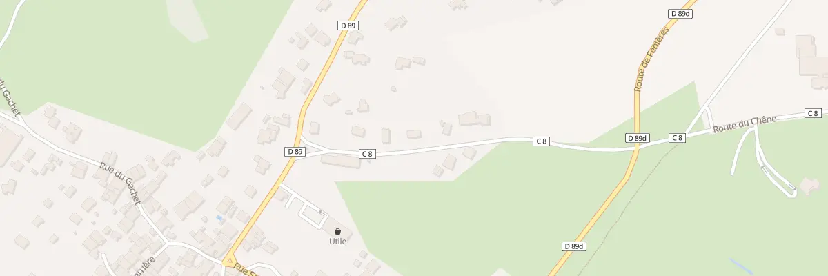 Plan du 141 Rte du Chene à Saint-Jean-de-Gonville