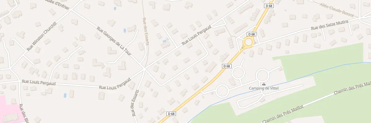 Plan du 145 Rue Ernest Perrochon à Vittel
