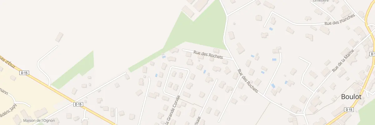 Plan du 21 La Grande Corvée à Boulot