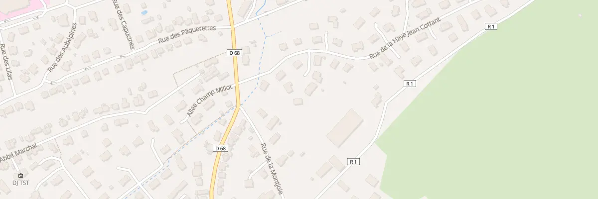 Plan du 47 All N 1 de la Haye J Cottant à Vittel